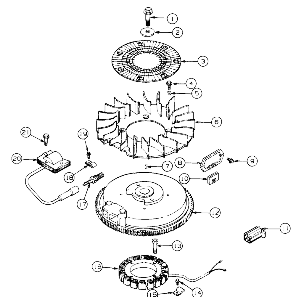 Ignition/Electrical Diagram and Parts List for 4815F-PRO 556C465M100 Cub Cadet Lawn Mower